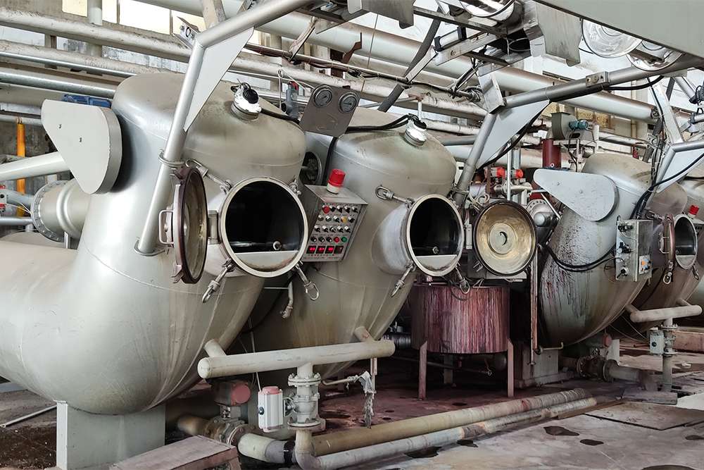 Kingcason fleece fabric supplier product process - dyeing