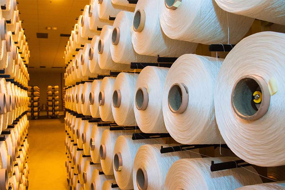 Kingcason fleece fabric supplier product process - weaving