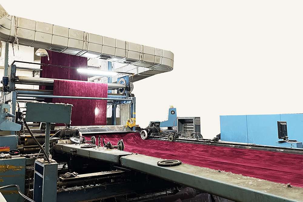 Kingcason fleece fabric supplier product process - heat setting