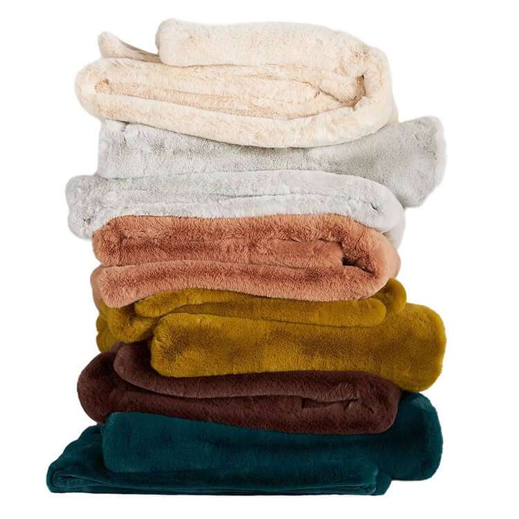 Kingcason rabbit faux fur fabric supplier