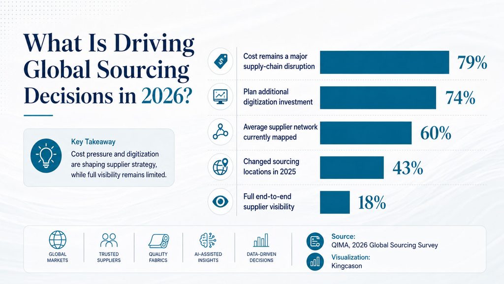 2026 global sourcing priorities including cost pressure supplier visibility and sourcing diversification